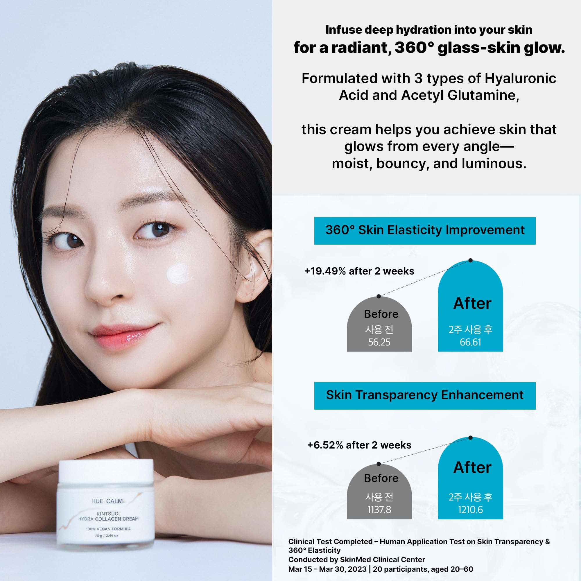 Amazon.com: HUECALM Kintsugi Hydra Collagen Cream – Vegan Face